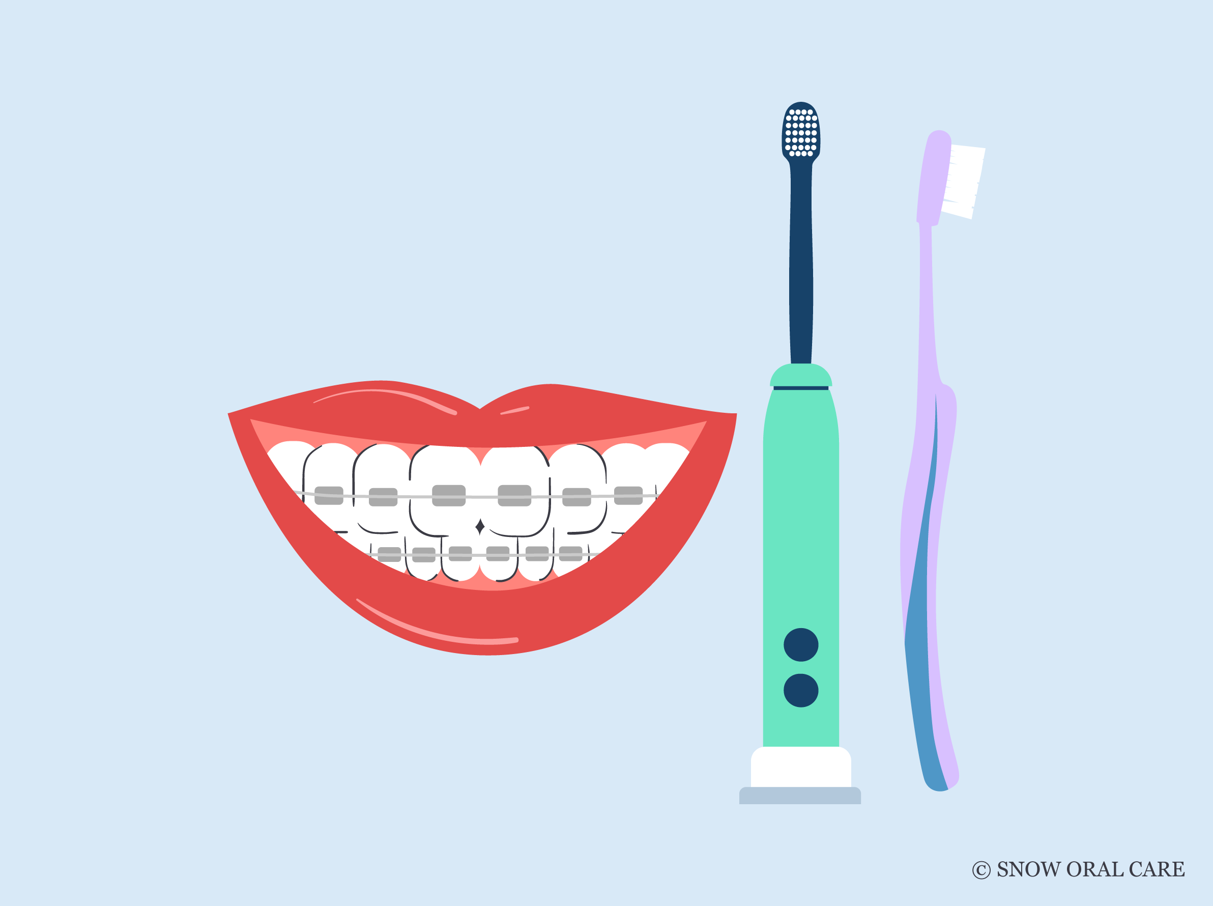 Can You Use an Electric Toothbrush with Braces? SNOW® Oral Care