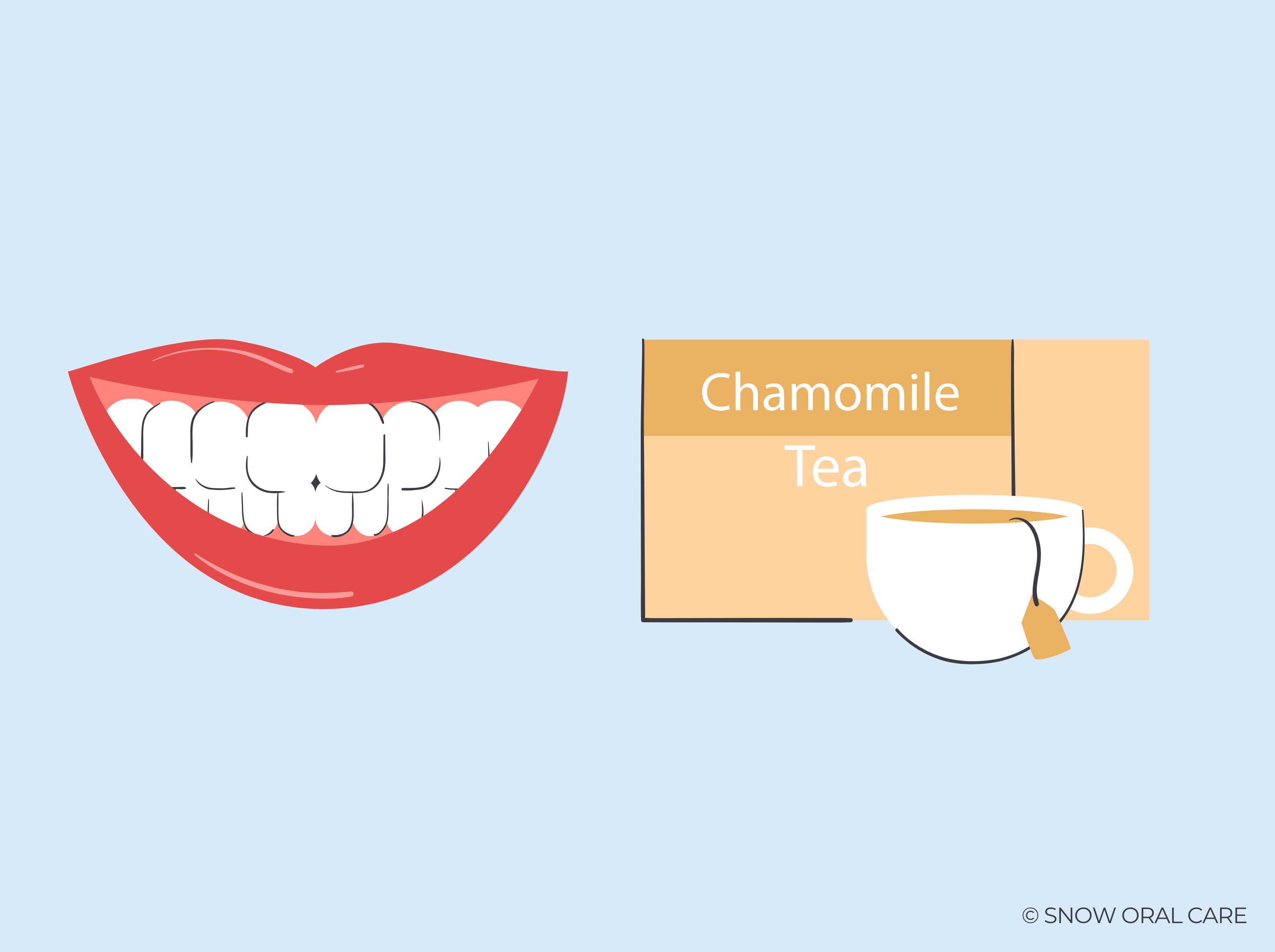 Does Chamomile Tea Stain Teeth? SNOW® Oral Care