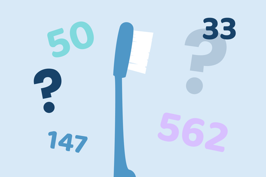 how many bristles are on a toothbrush