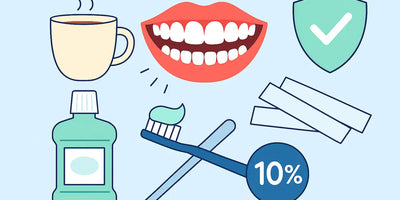Daily Whitening Routine for Coffee and Red Wine Drinkers with Sensitive Teeth