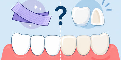 Do Purple Whitening Strips Work on Crowns and Veneers?