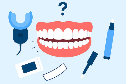 How to Choose Between LED Whitening Kits, Strips, and Serums