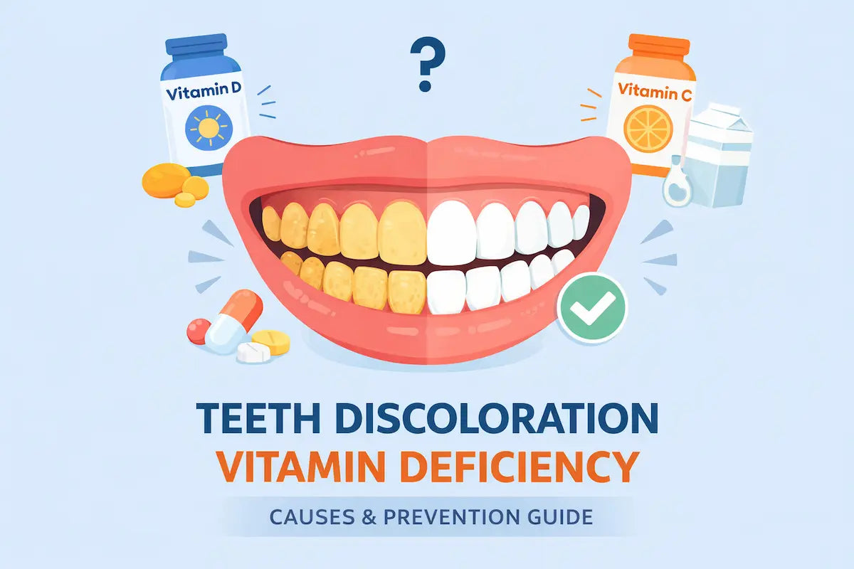Teeth Discoloration Vitamin Deficiency: Complete Guide to Causes and Prevention
