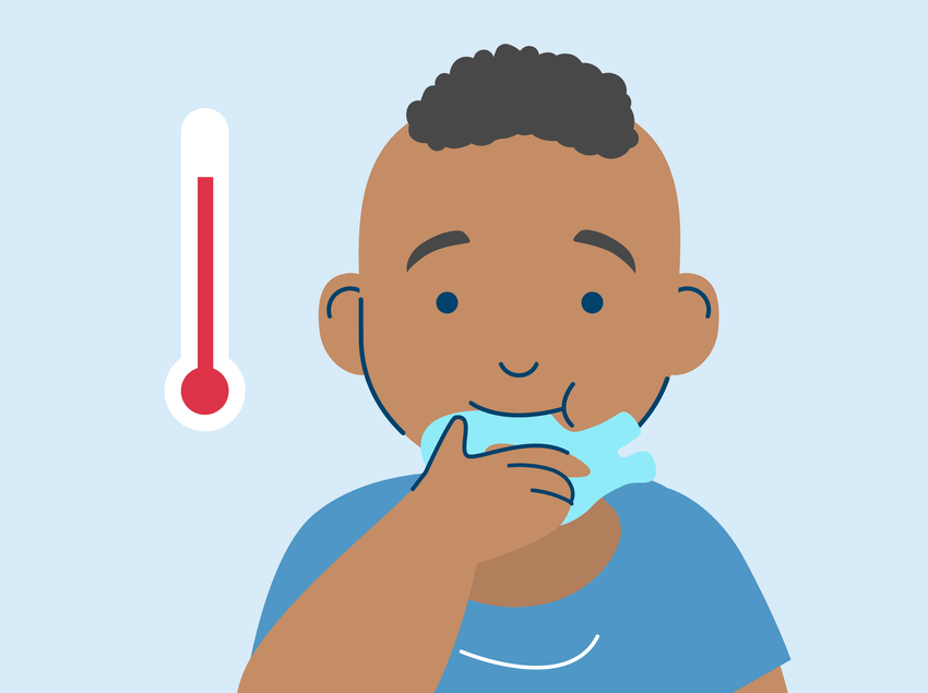 baby's teething fever