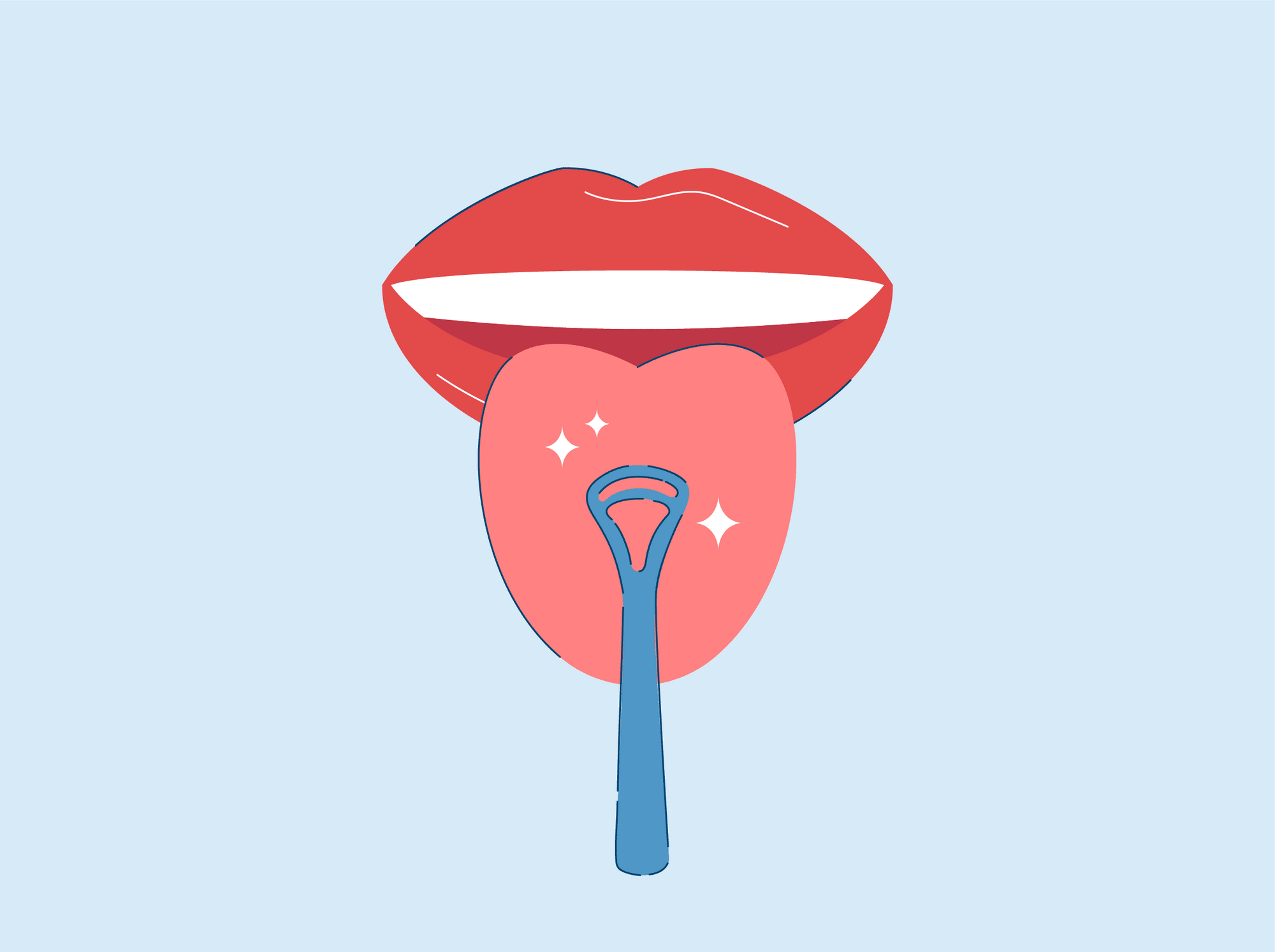how to use a tongue scraper