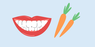 can carrots stain your teeth 