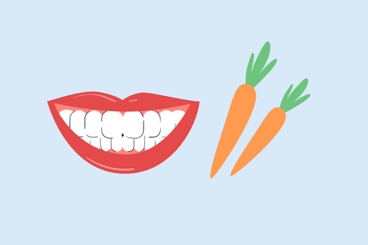 can carrots stain your teeth 