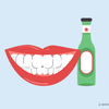 can i drink beer after teeth whitening 