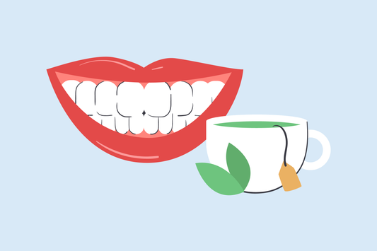 can i drink green tea after teeth whitening 