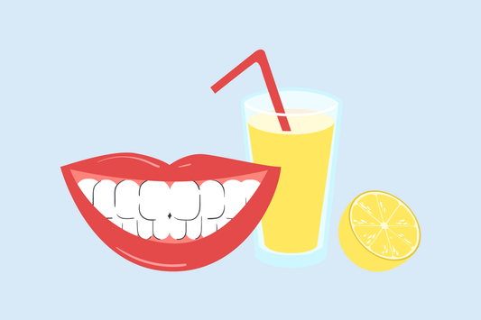 can i drink lemonade after teeth whitening 