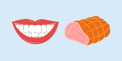 can i eat ham after teeth whitening 