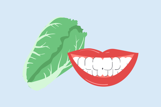 can i eat lettuce after teeth whitening