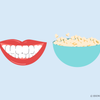 can i eat popcorn after teeth whitening 