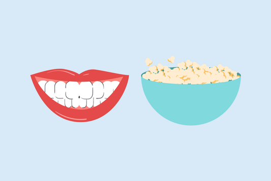 can i eat popcorn after teeth whitening 