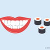 can i eat sushi after teeth whitening 