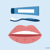 can toothpaste cause dry lips