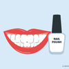 can you put white nail polish on your teeth 
