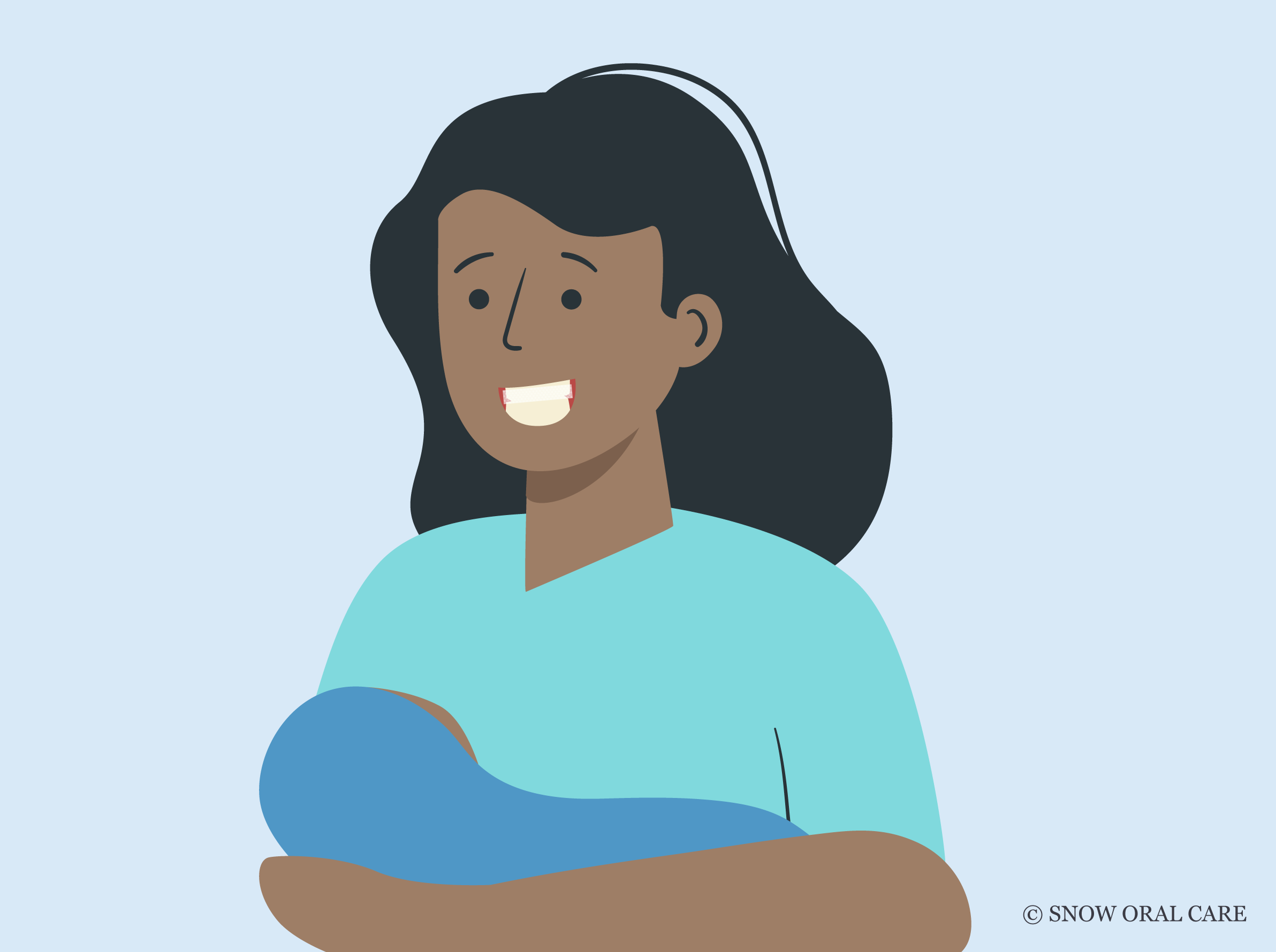 Can You Use Teeth Whitening Strips While Breastfeeding? SNOW® Oral Care