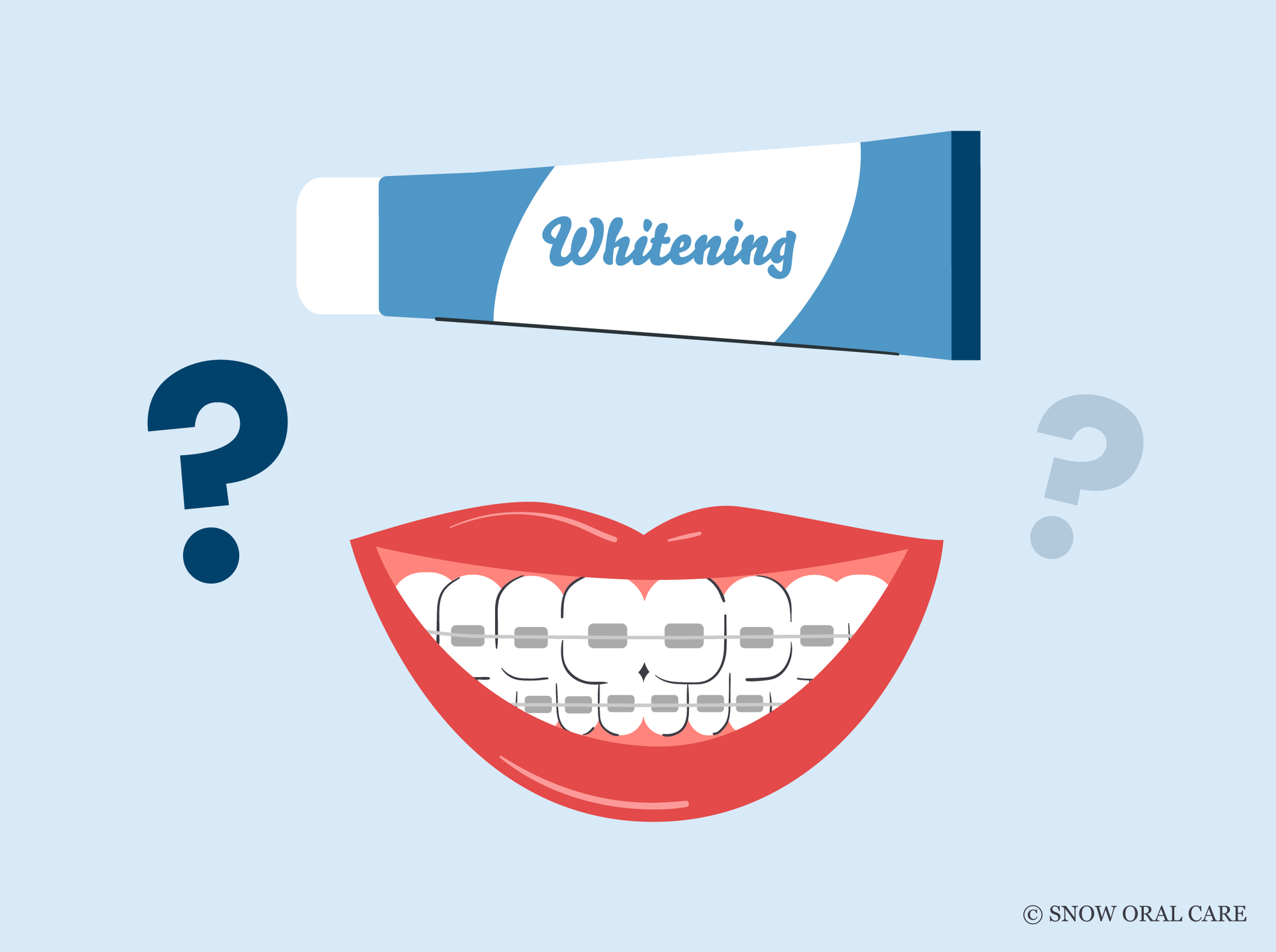 can you use whitening toothpaste with braces