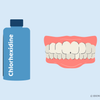 chlorhexidine gluconate oral rinse stain teeth 