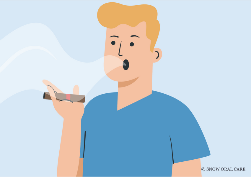 do cigars stain your teeth 