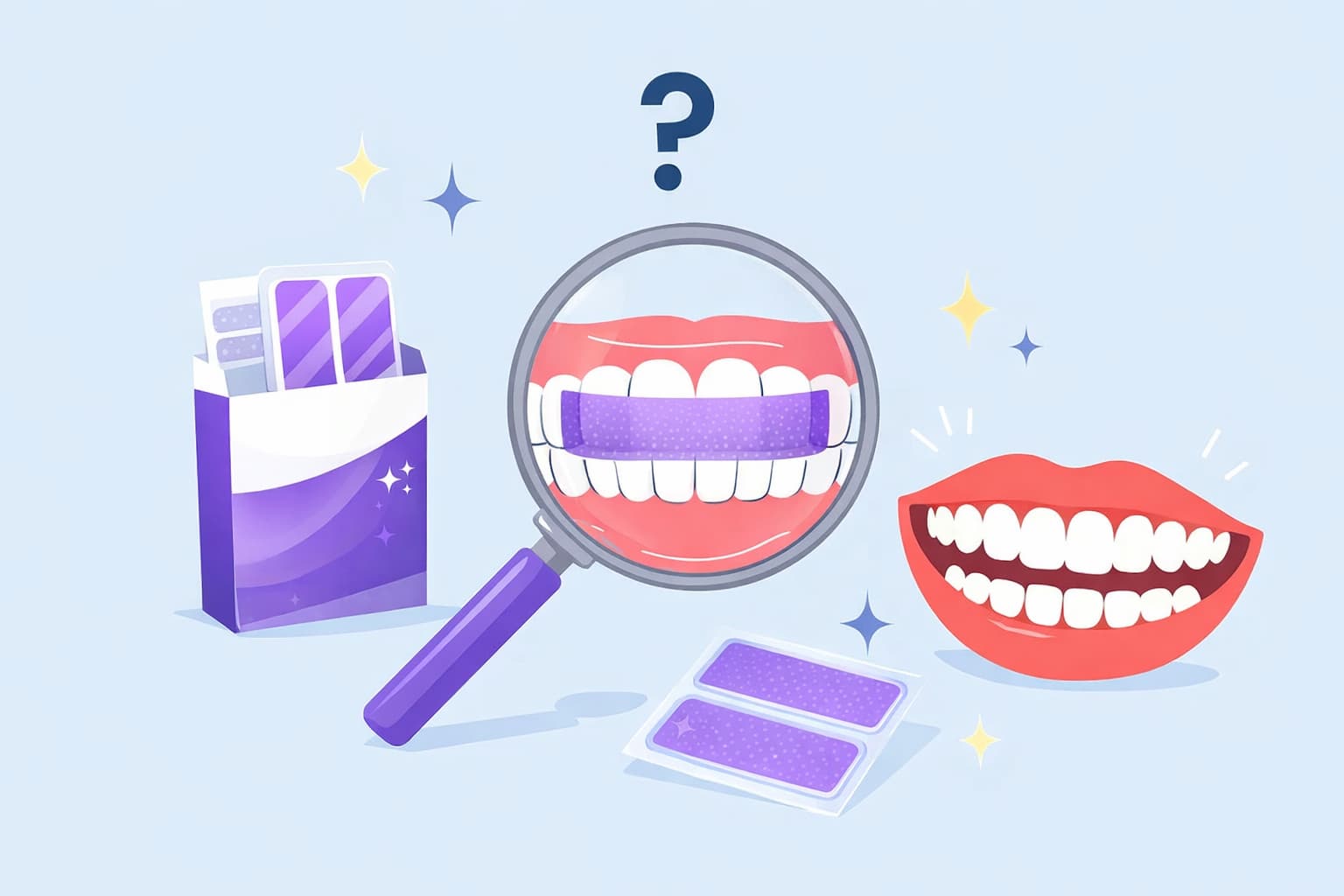 Do Purple Teeth Whitening Strips Work? Here's What You Need to Know Before You Buy