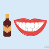 does alcohol stain teeth 