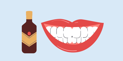 does alcohol stain teeth 
