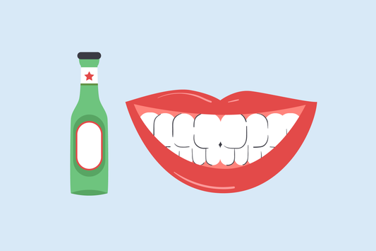 does beer stain teeth  