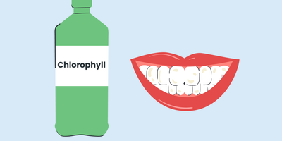 does chlorophyll stain teeth