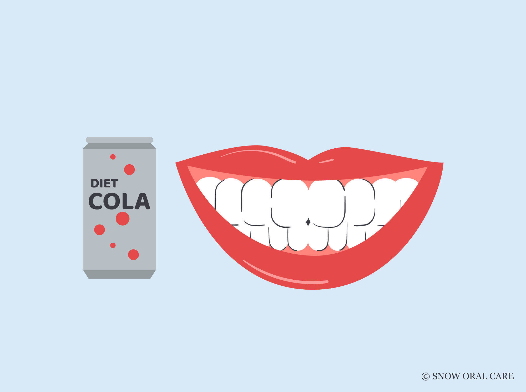 does diet soda stain teeth 