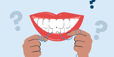 does flossing create gaps in teeth