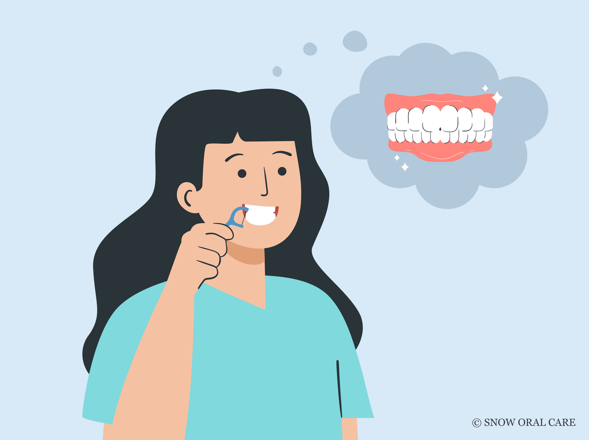 does flossing whiten teeth