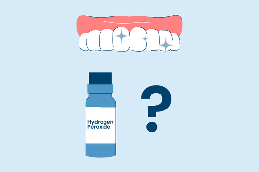 does hydrogen peroxide whiten teeth