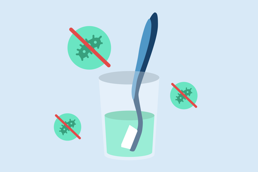 does listerine kill strep on toothbrush