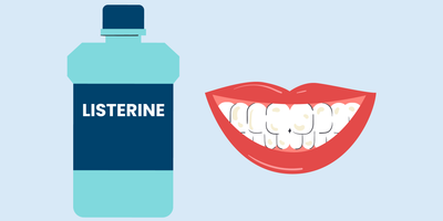 does listerine stain teeth