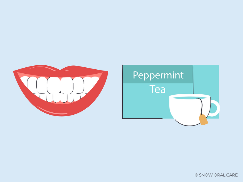 does peppermint tea stain teeth 