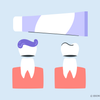 does purple toothpaste work on crowns