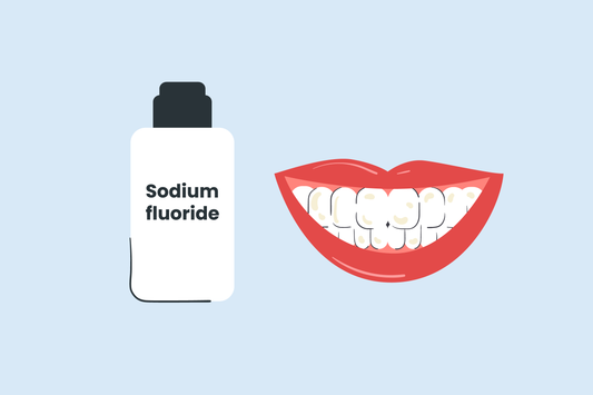 does sodium fluoride stain teeth 