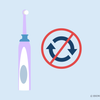 electric toothbrush stops spinning when brushing too hard