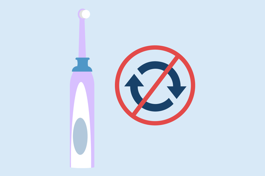 electric toothbrush stops spinning when brushing too hard