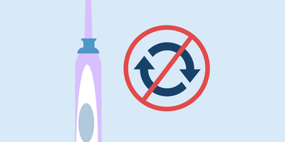 electric toothbrush stops spinning when brushing too hard