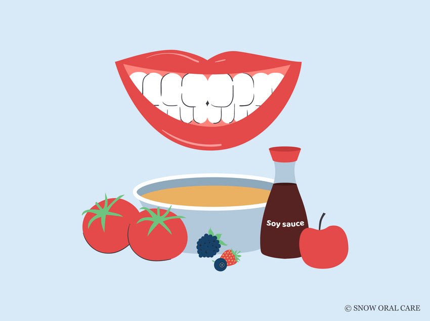 foods that make your teeth yellow 