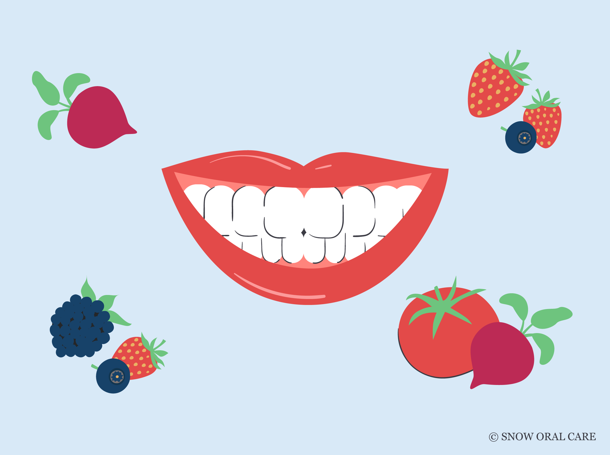 foods that stain teeth
