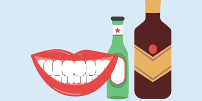 how long after teeth whitening can i drink alcohol 