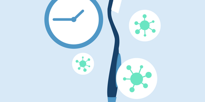 how long does herpes live on toothbrush