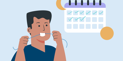 how long should i wait to floss after a crown