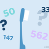 how many bristles are on a toothbrush