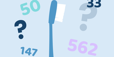 how many bristles are on a toothbrush