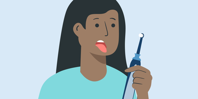 how to brush tongue with electric toothbrush